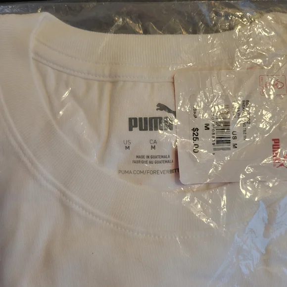 NWT Puma Graphic Sneaker Hang T-Shirt White L - Picture 4 of 6